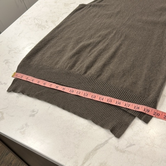 Cashmere Charter Club 100% Cashmere Sleeveless Turtleneck Women’s M Lagenlook - Picture 12 of 12